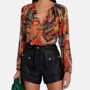 A.L.C silk top perfect for fall sz 4
